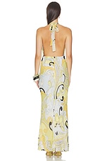 Lexie Low Plunge Halter Maxi Dress - thumbnail 6
