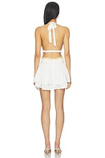 Xylia Halter Low Plunge Mini Dress - thumbnail 6