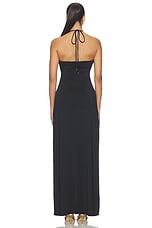 Nina Ruched Halter Maxi Dress - thumbnail 6