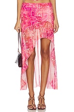 Emery Midi Flounce Skirt