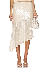 Eris Sequin Flounce Midi Skirt - thumbnail 4