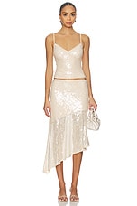 Eris Sequin Flounce Midi Skirt - thumbnail 8