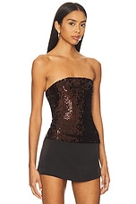 Anette Strapless Sequin Bustier - thumbnail 5