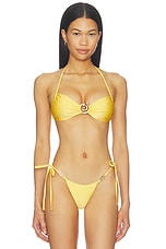 Tiago Halter Ruched Bikini Top - thumbnail 4
