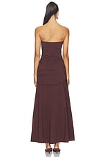 Gathered Strapless Longline Dress - thumbnail 6