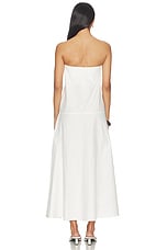 Oxford Strapless Asymmetrical Dress - thumbnail 6