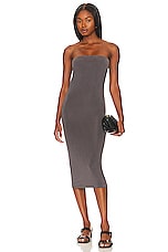 Product image of St. Agni Strapless Jersey Midi Dress. Click to view full details