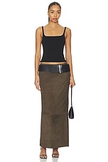 Slim Square Neck Knit Top - thumbnail 7