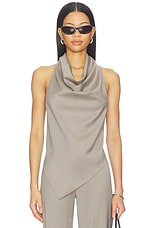 Wool Cowl Backless Top - thumbnail 4