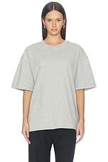 Cotton Jersey Split Back Tee - thumbnail 5