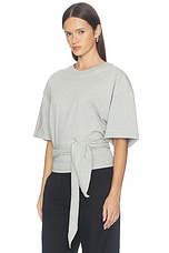Cotton Jersey Split Back Tee - thumbnail 6