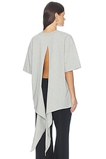 Cotton Jersey Split Back Tee - thumbnail 8