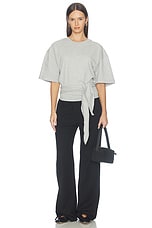 Cotton Jersey Split Back Tee - thumbnail 9