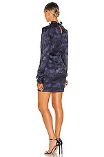 SALONI Rina B Dress In Navy | REVOLVE