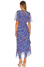 SALONI Vida Dress in Cobalt Patchouli | REVOLVE