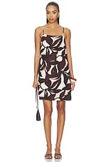 Hideaway Linen Tie Strap Dress - thumbnail 4