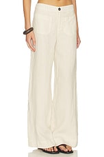 The Linen Marine Wide Leg Pants - thumbnail 5