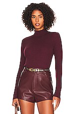 Product image of Sanctuary Long Sleeve Mock Neck Rib Top. Click to view full details