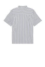 SATURDAYS NYC Bruce Striped Work Shirt in Ivory | REVOLVE