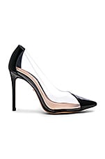 Schutz Cendi Heel in Transparente & Black | REVOLVE