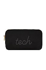 Noir Tech Embroidered Small Pouch - thumbnail 2