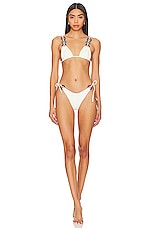 White Rainbow Bikini Set
