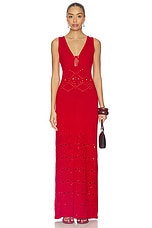 Milah V-neck Knit Maxi Dress - thumbnail 4