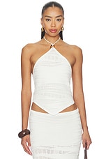 Wrenley Halter Tie Knit Top - thumbnail 4