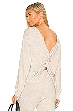 Product image of SUNDRY Twistback Sweater. Click to view full details