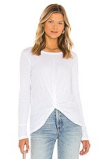Product image of SUNDRY Twist-Front Long Sleeve. Click to view full details