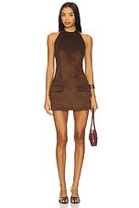 Amelia Suede Mini Dress