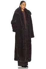 Leila Faux Fur Coat - thumbnail 5