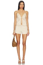 Wes Faux Suede Top - thumbnail 7