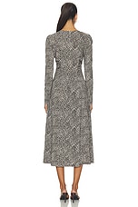 Charlize Print Longsleeve Crew Dress - thumbnail 6