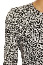 Charlize Print Longsleeve Crew Dress - thumbnail 7