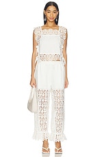 Leila Eyelet Pants - thumbnail 8