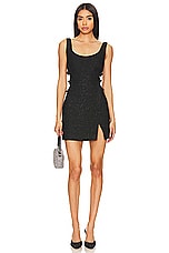 Boucle Bow Mini Dress