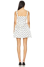 Polka Dot Satin Mini Dress - thumbnail 6
