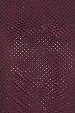 Burgundy Rhinestone Fishnet Midi Dress - thumbnail 7