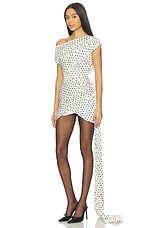 Satin Tie Side Mini Dress - thumbnail 6