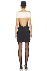 Pearl Trim Knit Mini Dress - thumbnail 6