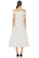 Polka Dot Cotton Midi Dress - thumbnail 6