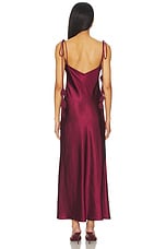 Satin Flower Midi Dress - thumbnail 6