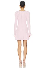 Pearl Trim Knit Mini Dress - thumbnail 6