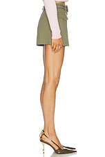Khaki Denim Utility Skort - thumbnail 6