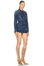 Denim Frill Playsuit - thumbnail 6