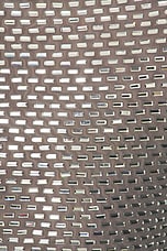 Grey Rhinestone Mesh Wrap Top - thumbnail 8