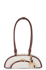 Canvas Curved Shoulder Bag