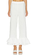 Cha-cha Linen Lounge Pants With Headscarf - thumbnail 4
