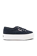 superga navy platform